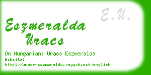 eszmeralda uracs business card